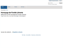 Tablet Screenshot of loehnertz.de